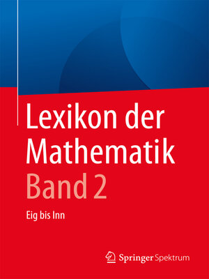 cover image of Lexikon der Mathematik, Band 2